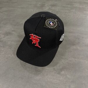 Kill The Hype LA Snapback Hat Dodgers KTHLA Sacred Red Black KTH Upside Down